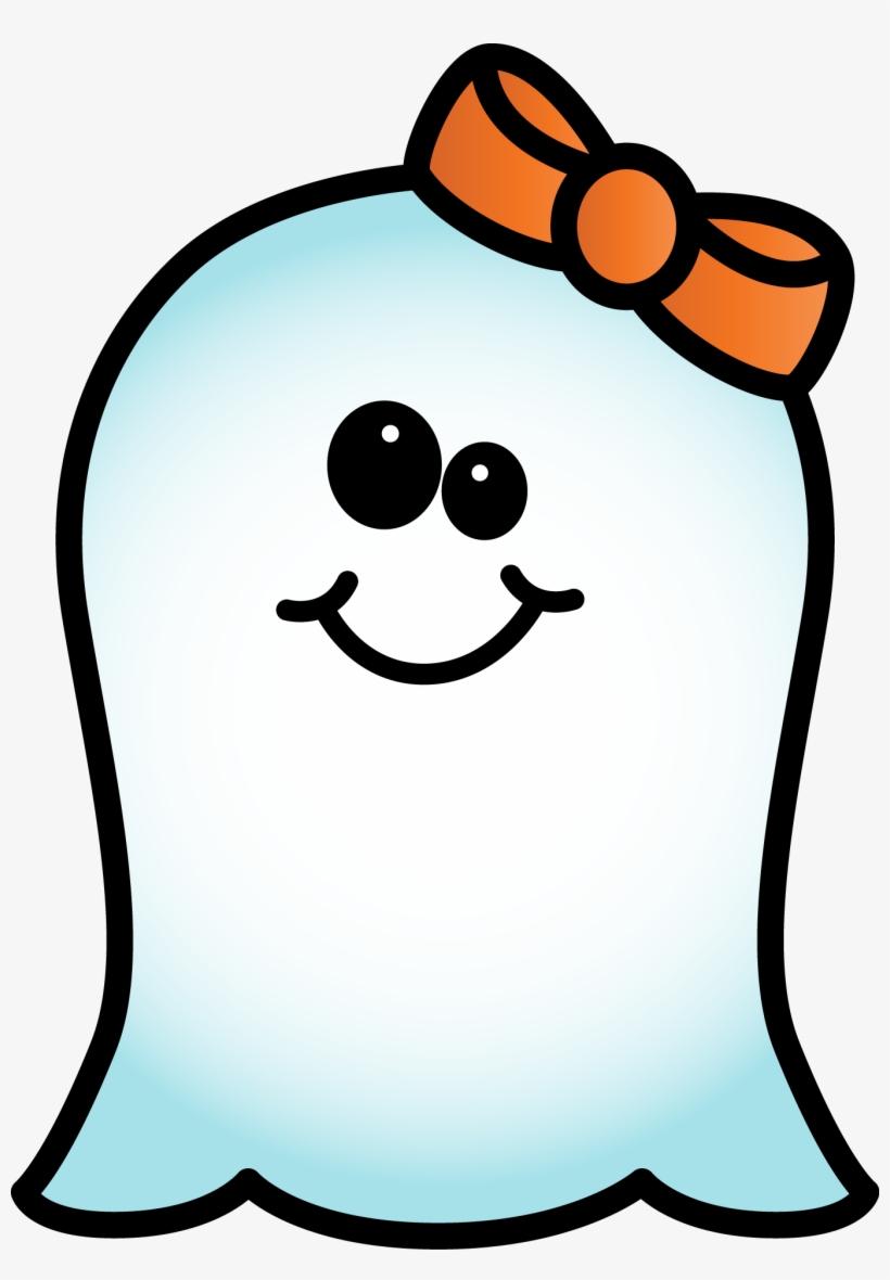 Image Result For Cute Girl Halloween Pinterest - Cute Halloween Ghost Clipart, transparent png #1132501