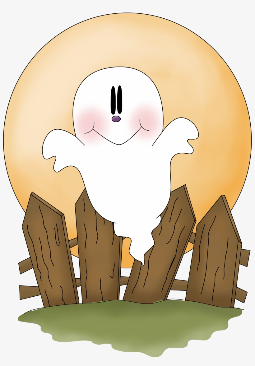 Ghost Clipart Halloween Decoration - Dibujos Y Manualidades De Hallowen Kitty Cat Clip Art, transparent png #1132840