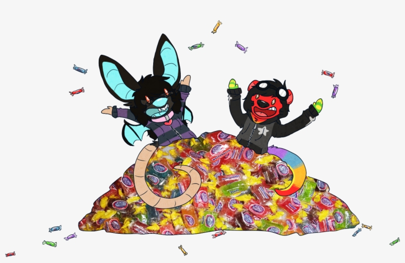 Jolly Rancher Frenzie - Drawing, transparent png #1132842