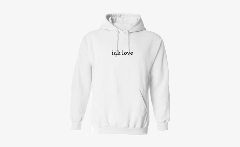 Svg Royalty Free Stock Idk Love White Jeremy Zucker - White Hoodie Transparent, transparent png #1132860