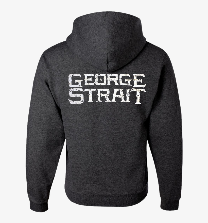 George Strait Black Heather Pullover Hoodie - Hoodie, transparent png #1133324