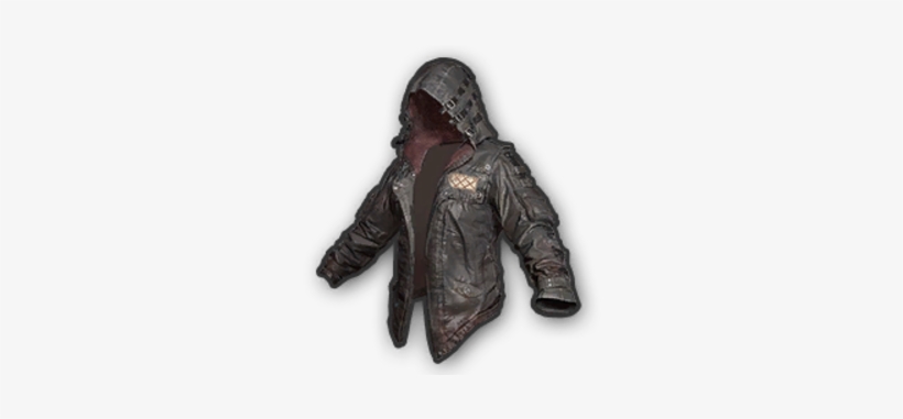 Leather Hoodie - Pubg Leather Hoodie Black, transparent png #1133353