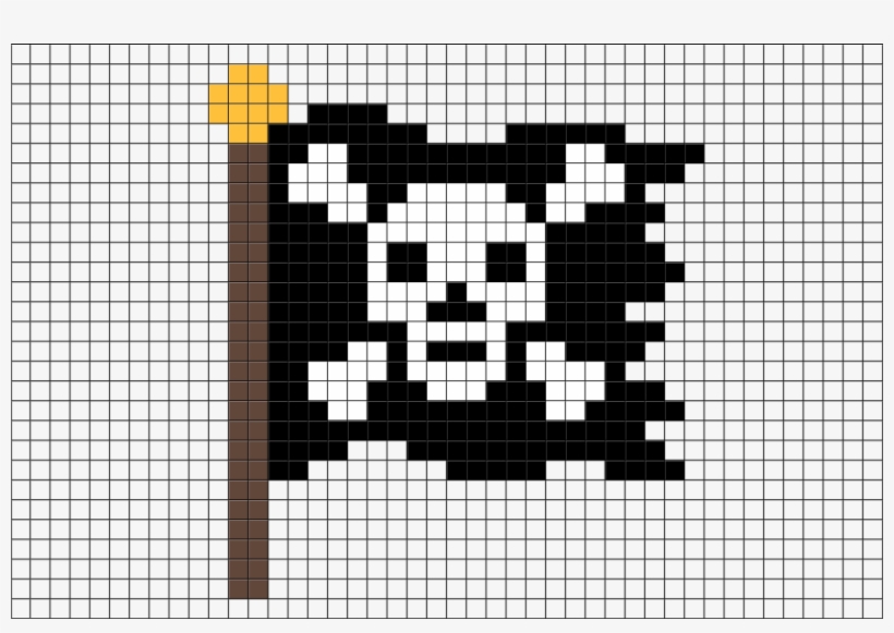 Pixel Art Pirate Flag, transparent png #1133399