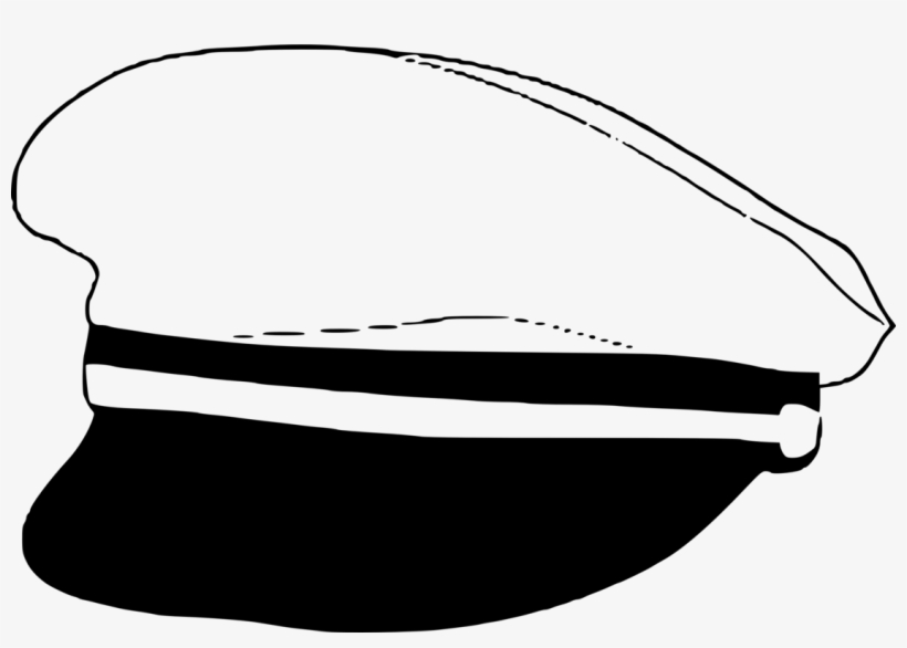 Hat Sea Captain Tricorne Headgear - Captain Hat Clipart, transparent png #1133548