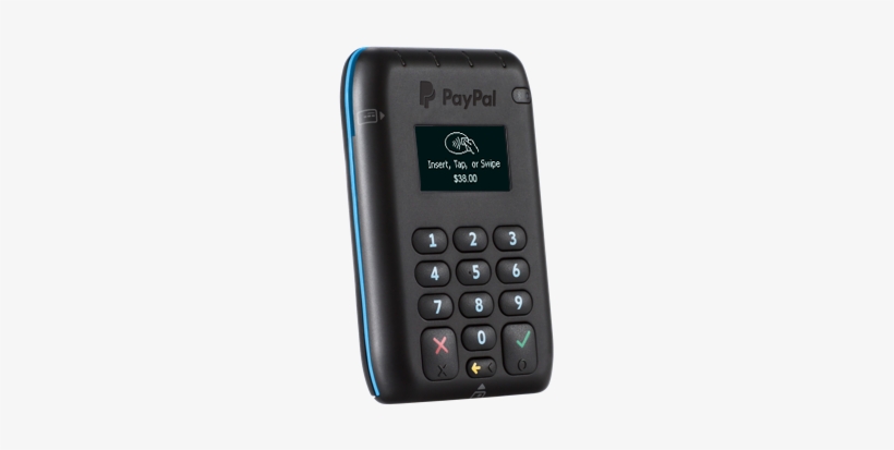 Paypal Chip Card Reader - Paypal Here Contactless Chip And Pin Card Reader., transparent png #1134060