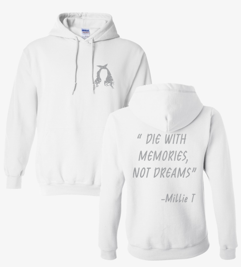'die With Memories' White Hoodie - Clown Lives Matter Hoodie - White / Medium, transparent png #1134109