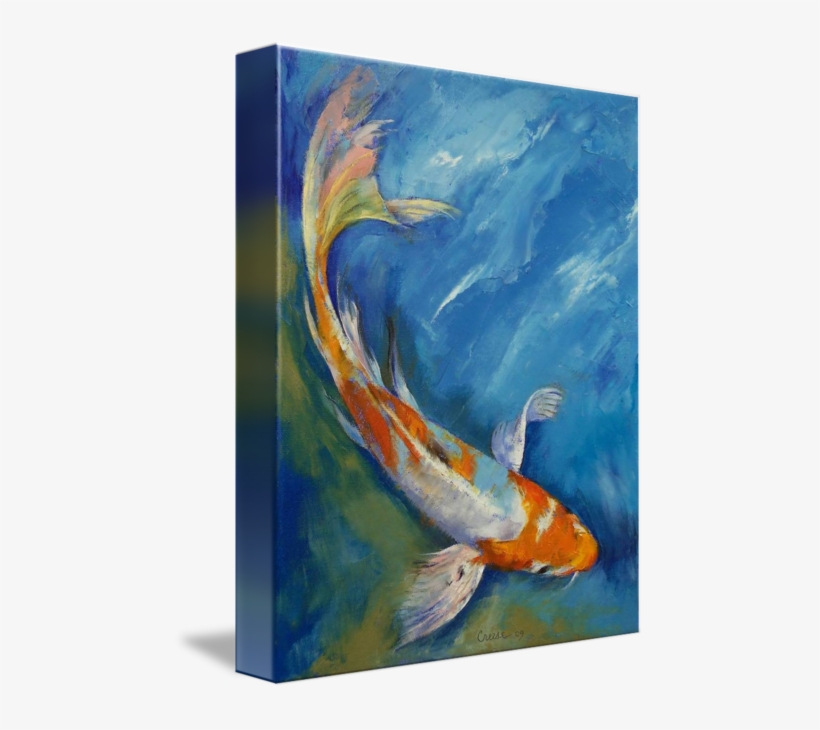 "yamato Nishiki Koi" By Michael Creese - Gallery-wrapped Canvas Art Print 11 X 14 Entitled Yamato, transparent png #1134855