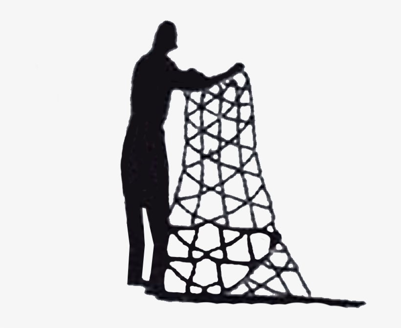 Fisherman Handling Fishing Net Fish Nets, Fishing, - Fishing, transparent png #1134885