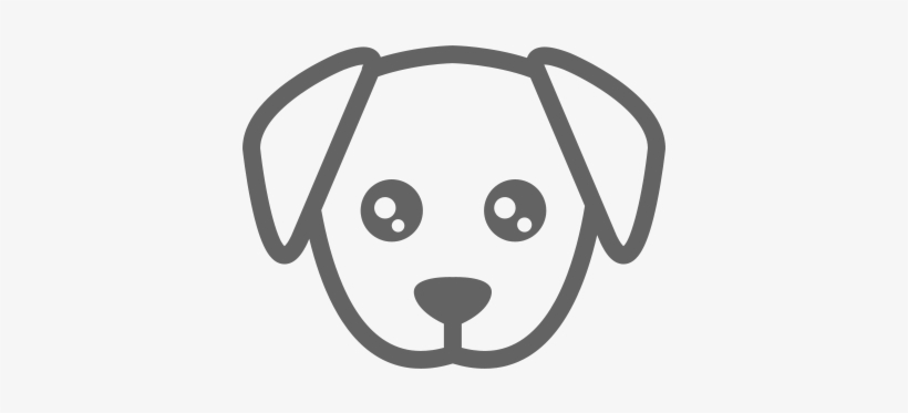Blue Wilderness - Dog Face Icon Png, transparent png #1134986