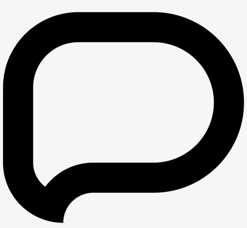Speech Bubble - - Logo De Bocadillos De Texto, transparent png #1135098