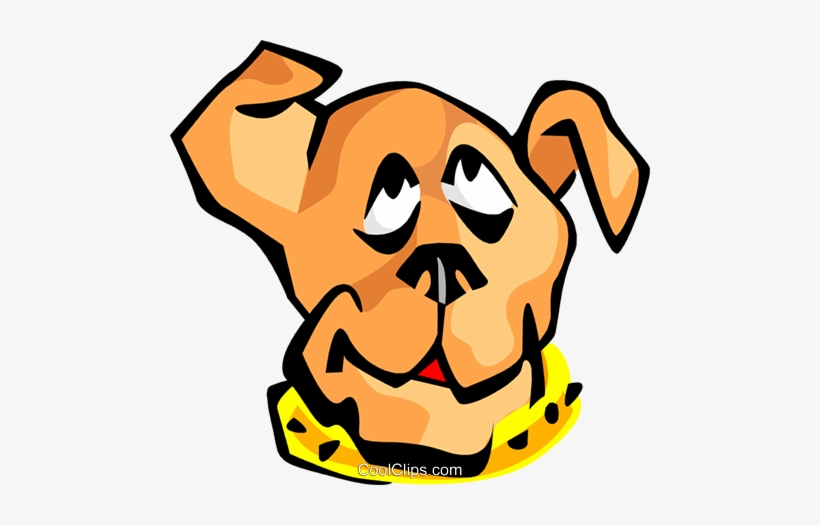 Dog Face Royalty Free Vector Clip Art Illustration - Dog, transparent png #1135139