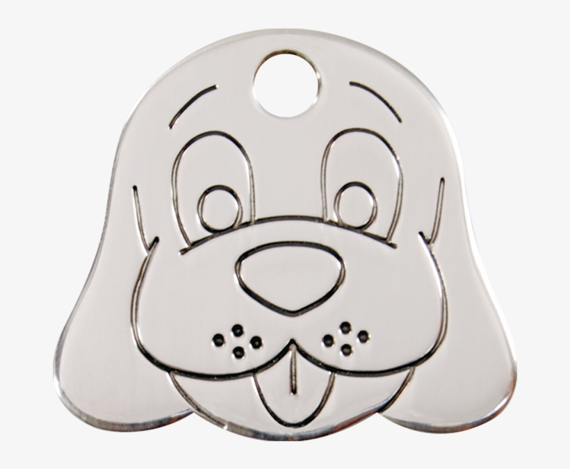 Product Codes - Red Dingo Stainless Steel Dog Tag-dog Face, transparent png #1135205