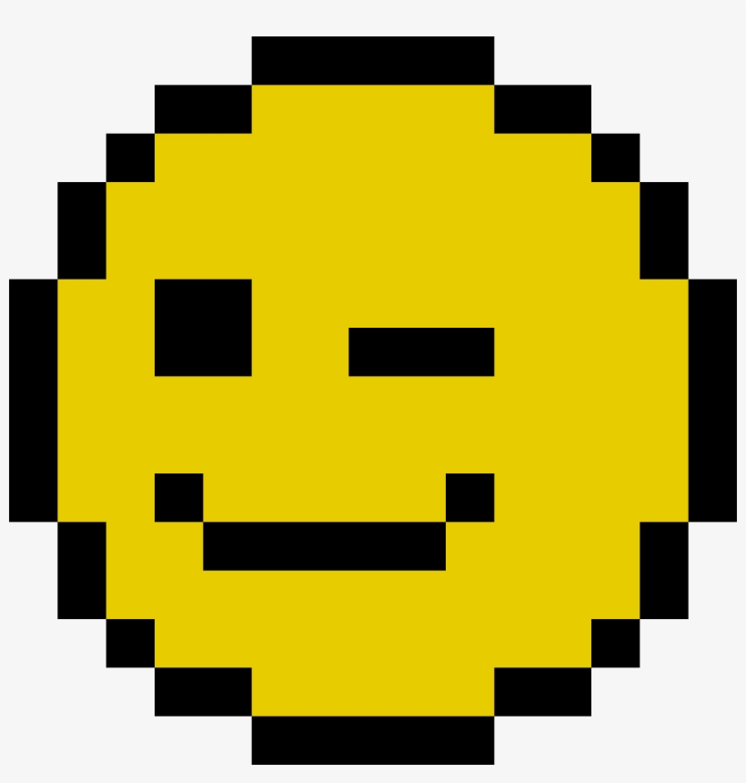 Winky Face - Gold Coin 8 Bit, transparent png #1135319
