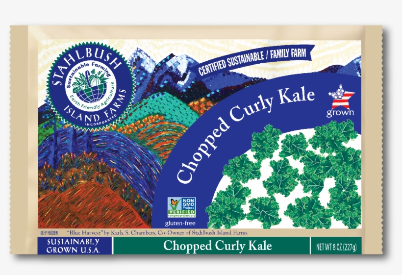 Stahlbush Chopped Curly Kale Is Easy To Use In Any - Stahlbush Island Farms Red Grapes - 10 Oz, transparent png #1135496