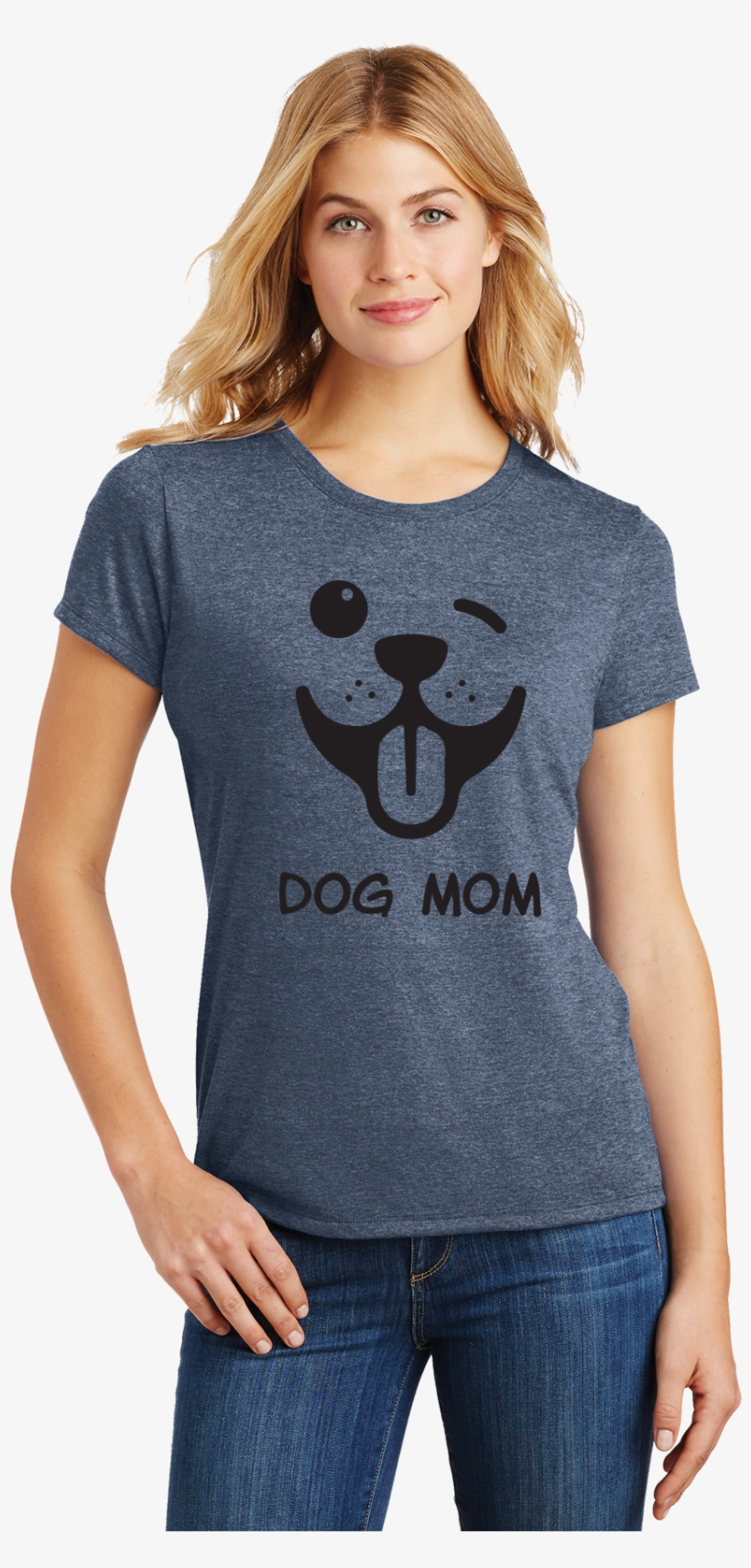 Email A Friend - District Made Ladies Perfect Tri Crew Tee Dm130l, transparent png #1135674