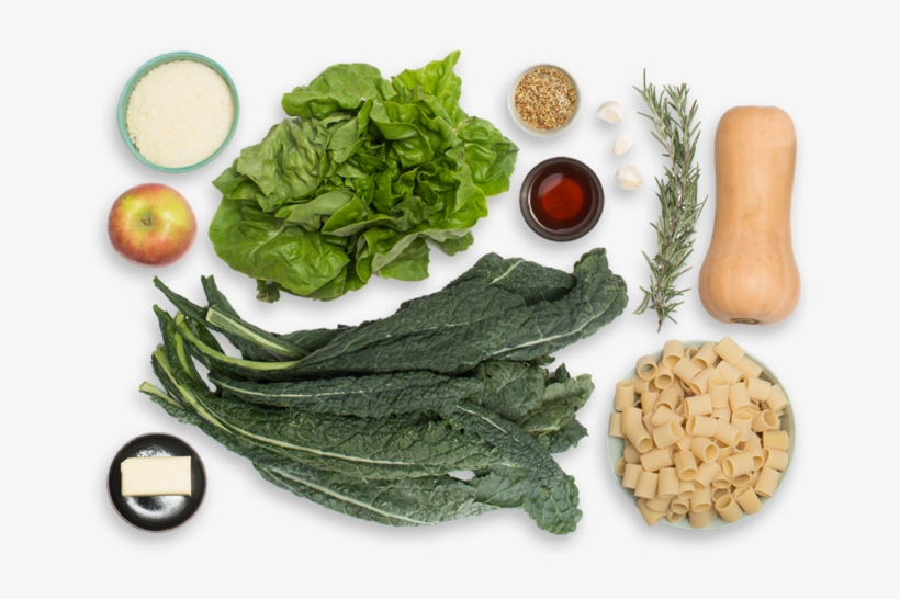 Butternut Squash & Kale Rigatoni With Crispy Rosemary - Lettuce Kale, transparent png #1135777