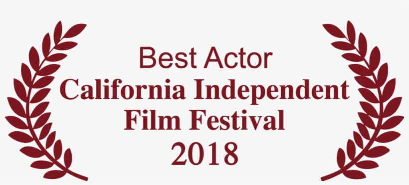 Caiff Laurel Leaf Black Best Actor Red - Film Festival Laurels, transparent png #1135798