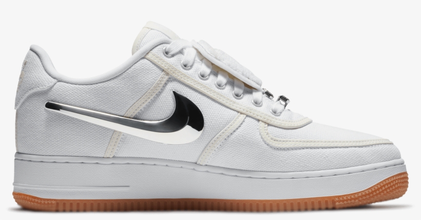 Air Force 1 Low Travis Scott White - Air Force 1 Per Travis Scott, transparent png #1135902