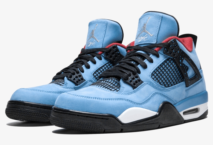 Travis Scott X Jordan 4 Cactus Jack, transparent png #1135975