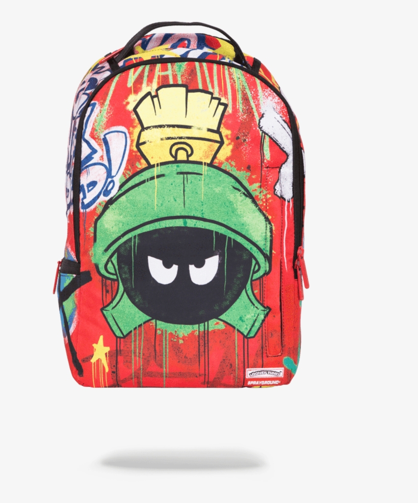 $0 - - Marvin The Martian Sprayground Backpack, transparent png #1136272
