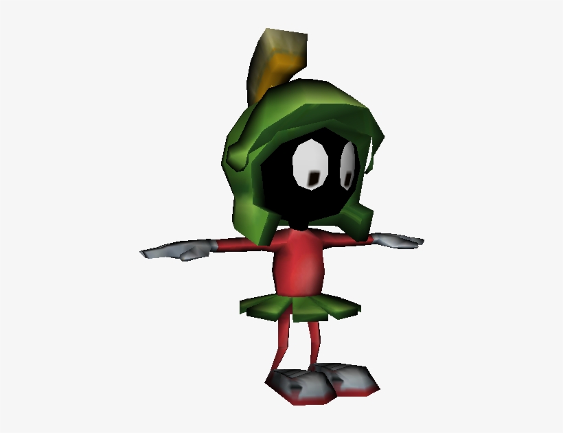 Download Zip Archive - Marvin Looney Tunes N64, transparent png #1136430