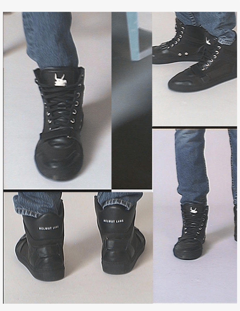 Travis Scott X Helmut Lang - Helmut Lang High Top, transparent png #1136452