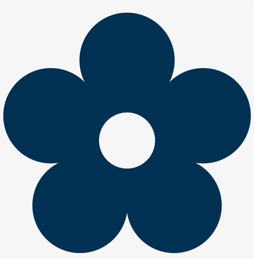 Blue Flower Clipart Nelum - Cartoon Flower Transparent Background, transparent png #1137296