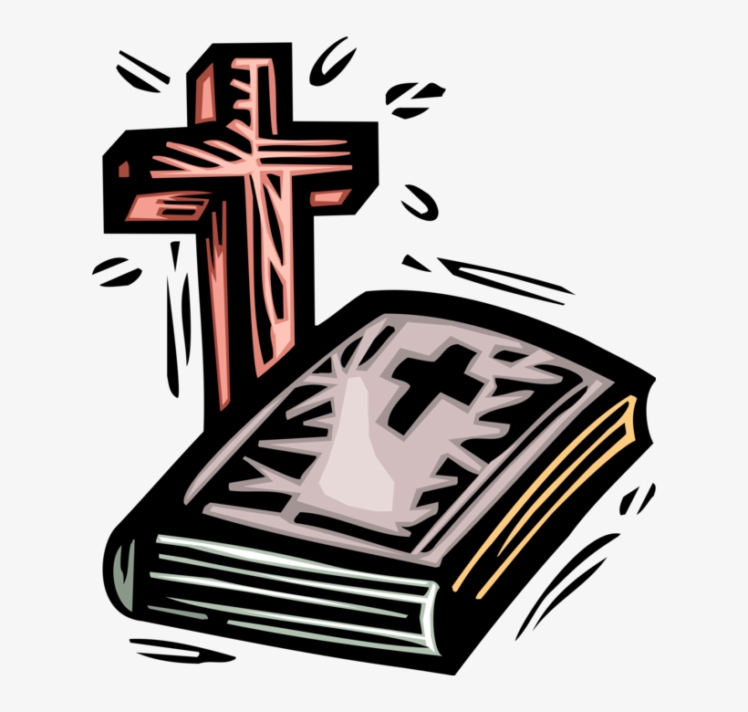Vector Illustration Of Christian Holy Bible Good Book - Please God Bumper Sticker, transparent png #1137594