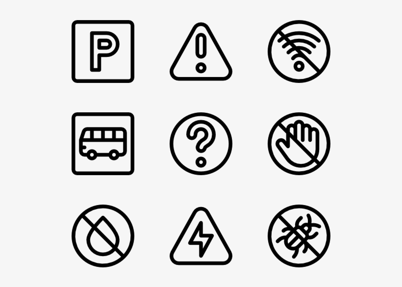 Signal And Prohibitions Customer Service Line Icon Free Transparent