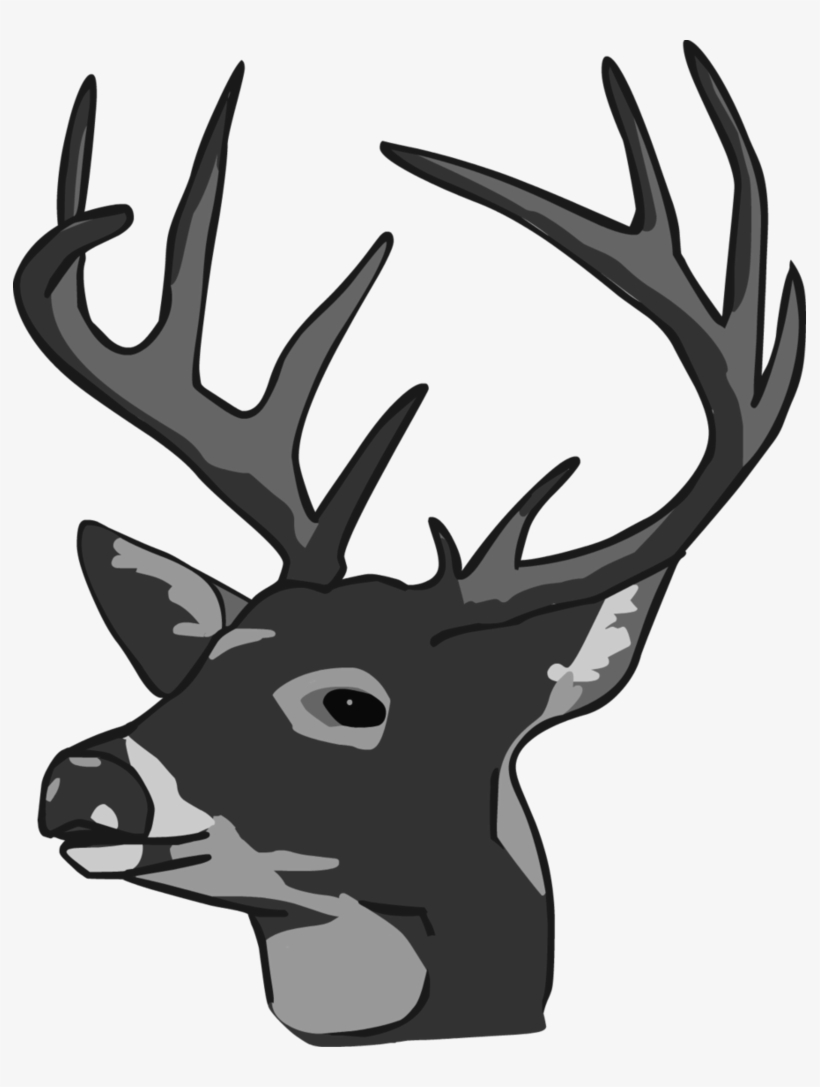 Deer Head Clipart - Deer Head, transparent png #1137987