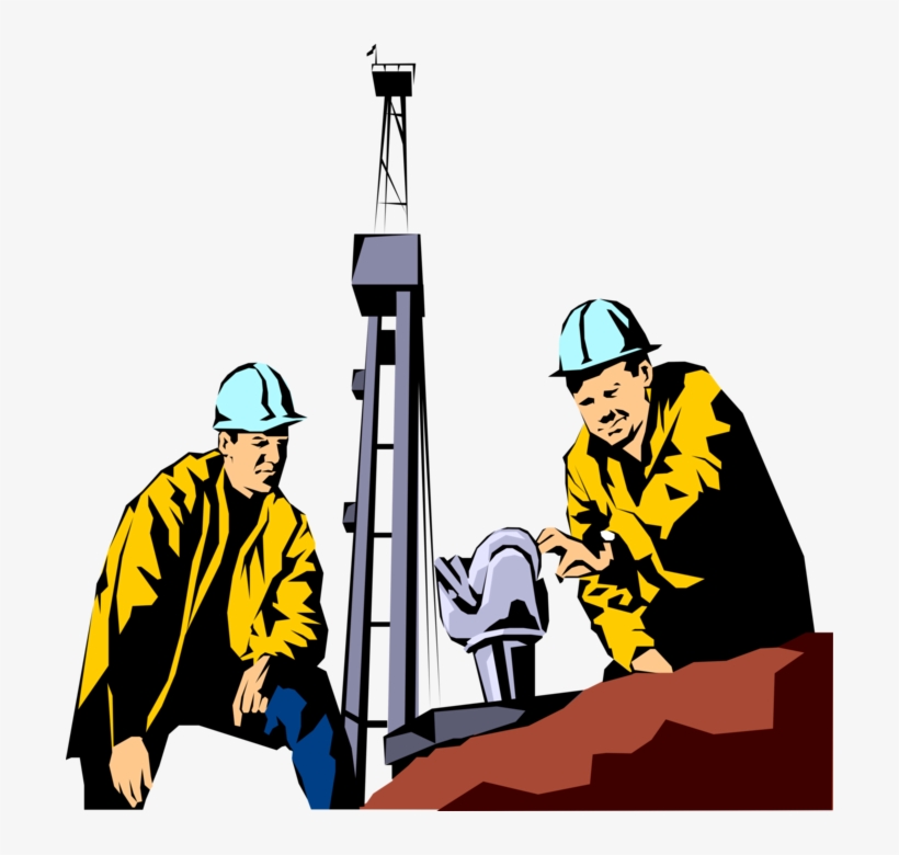 Industrial Worker Clipart Transparent Background - Oil And Gas Worker Vector, transparent png #1138189