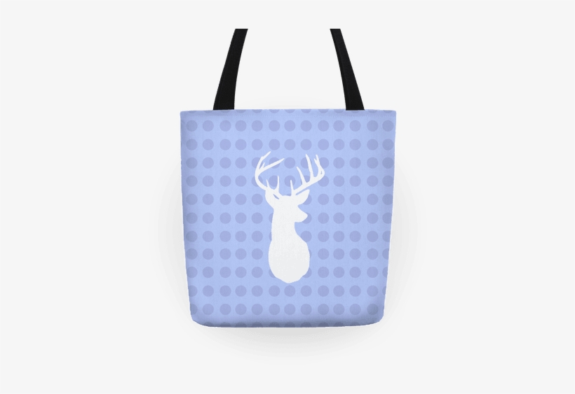 Deer Silhouette Tote - Deer Silhouette Tote Bag: Funny Tote Bag Eer, Purple, transparent png #1138436