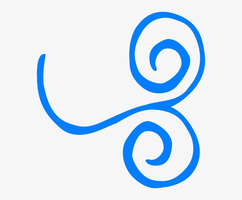 Swirl Clipart Blue Swirl Clip Art - Blue Swirl Png Clipart, transparent png #1138709