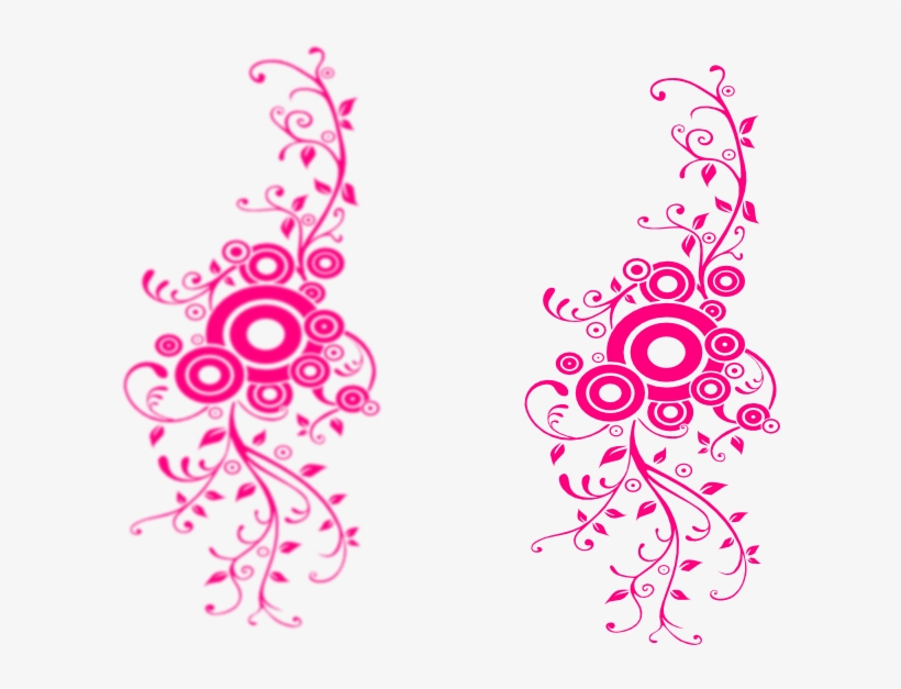 Princess Swirl Clip Art - Fuchsia Pink Vector Png, transparent png #1138781