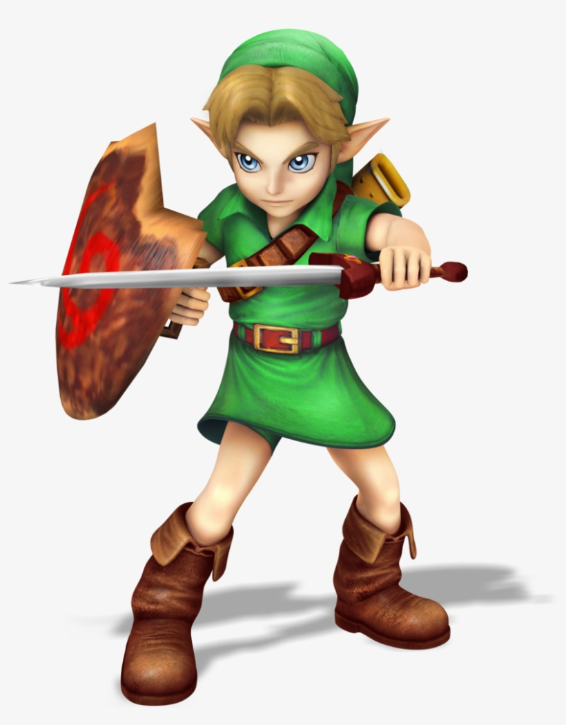 Young Link Smash Bros Style Render By Nibroc Rock-d9703zs - Super Smash Bros Switch Young Link, transparent png #1138838
