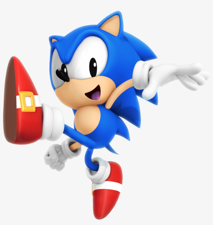 Classic Sonic - Sonic Forces Classic Sonic Png, transparent png #1138880