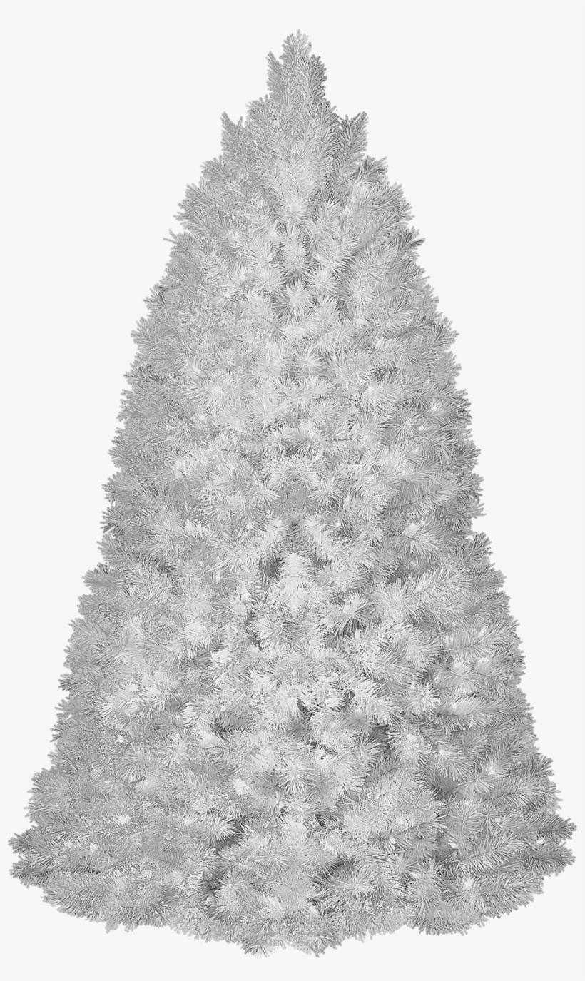 Christmas Outlet 6.5 Ft Pre-lit White Christmas Tree, transparent png #1139126