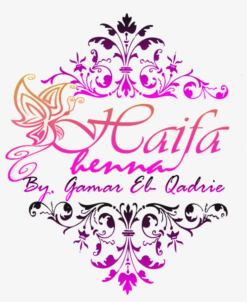 My Logo Haifa Henna - Wedding Logo Design Hd, transparent png #1139271