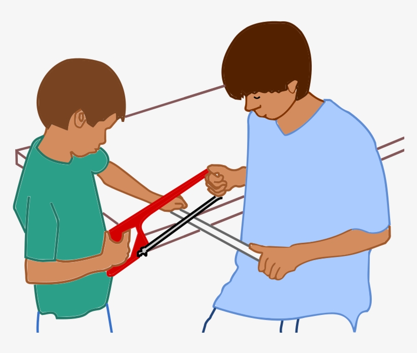 The Illustration Above Shows An Easy Way To Cut The - Toddler, transparent png #1139572