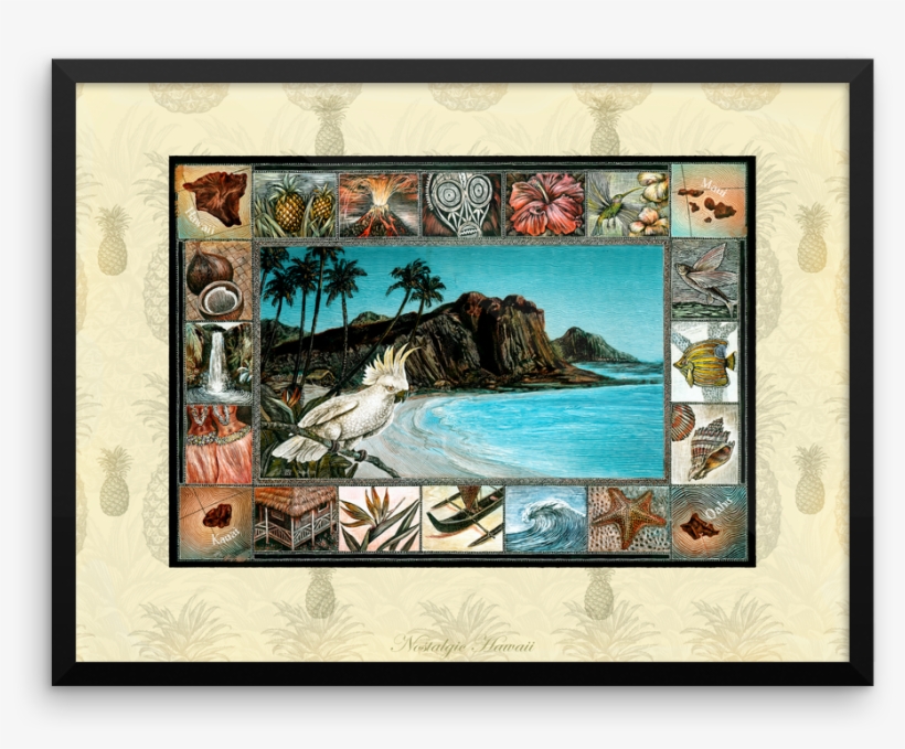 Nostalgic Hawaii Framed Art Print - Bajamar - Stevenson, Robert L., transparent png #1139954