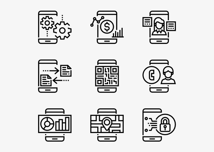 Mobile Application - Amusement Park Icons, transparent png #1140151