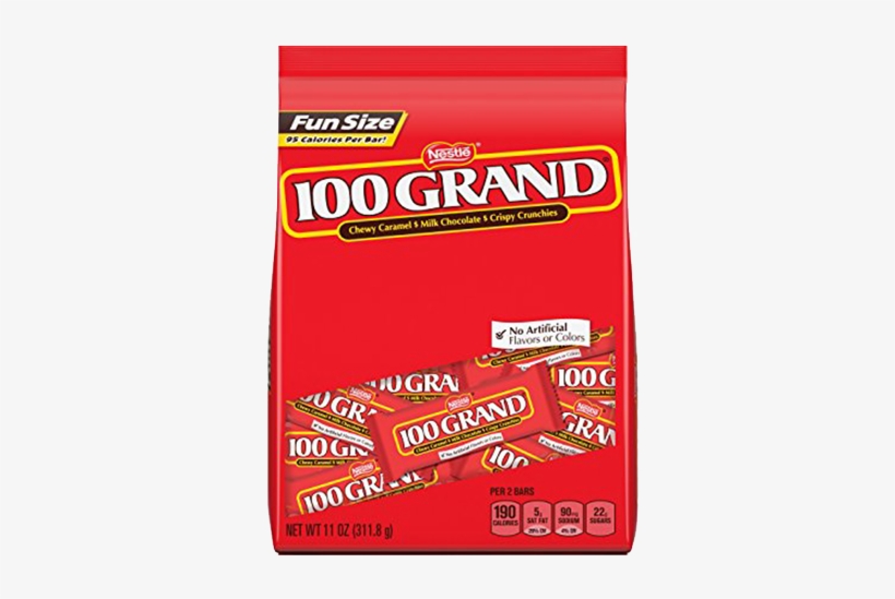 100 Grand Fun Size Candy Bars - Nestle 100 Grand Candy Bars, Fun Size - 11 Oz Bag, transparent png #1140390