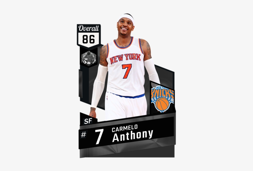 '15 Carmelo Anthony Onyx Card - New York Knicks, transparent png #1140762