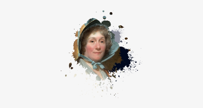 Henrietta Liston's Portrait By Gilbert Stuart - Henrietta Marchant Liston By Gilbert Stuart Throw, transparent png #1141171