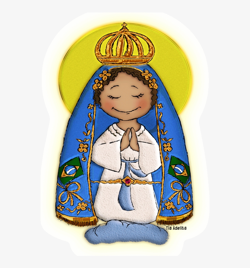 O Brasil Tem Mãe Tem Sim Senhor Nossa Senhora Da Conceição - Nossa Senhora Aparecida Desenho, transparent png #1141396