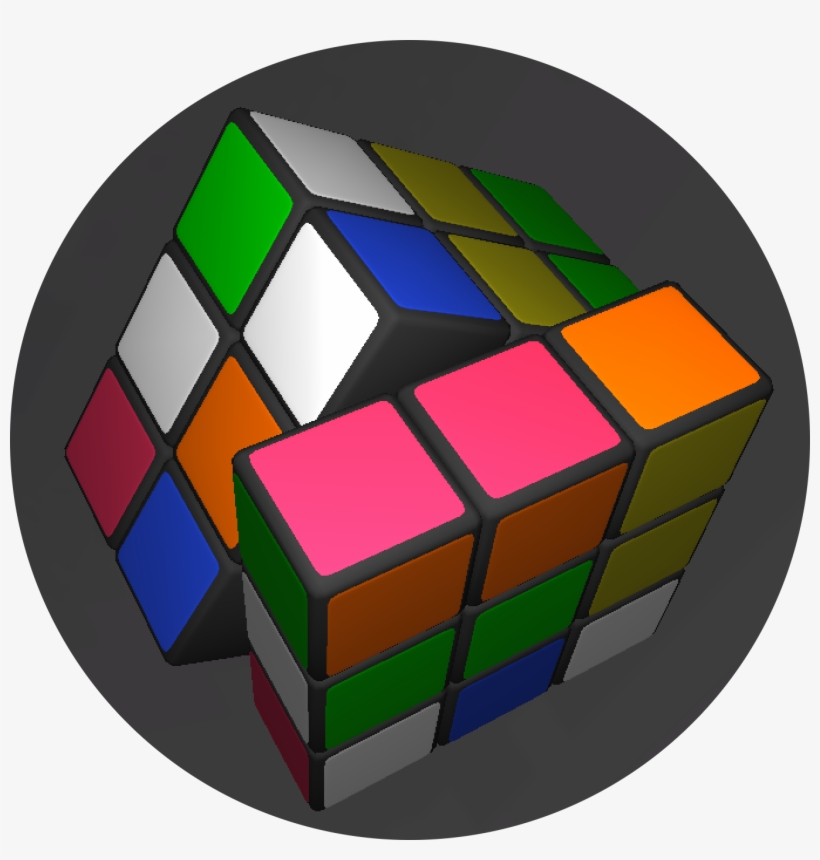 Rubik's Cube Simulation App In Unity - Cube Puzzle Simulation, transparent png #1141578