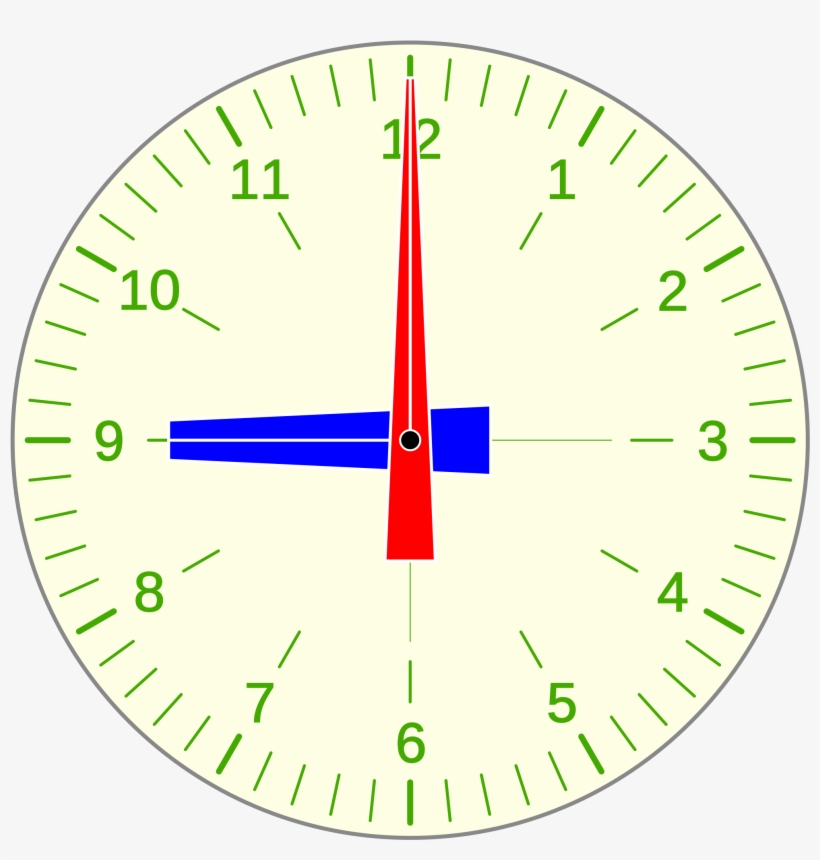 Open - Reloj 09 00, transparent png #1141898