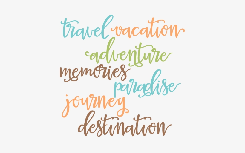 Svg Word Scrapbooking - Travel Clipart Scrapbook, transparent png #1141925