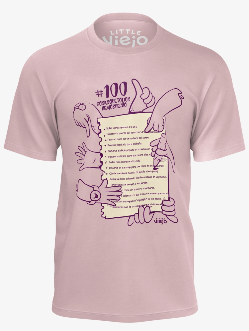 100 Frases Pink T-shirt - Diamond Boulevard, transparent png #1142336