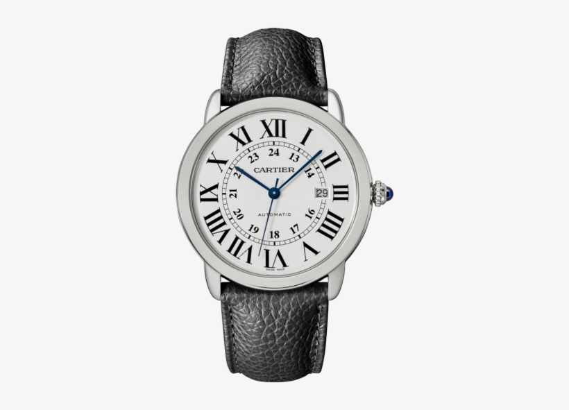 Reloj Ronde Solo De Cartier - Cartier Ronde, transparent png #1142672